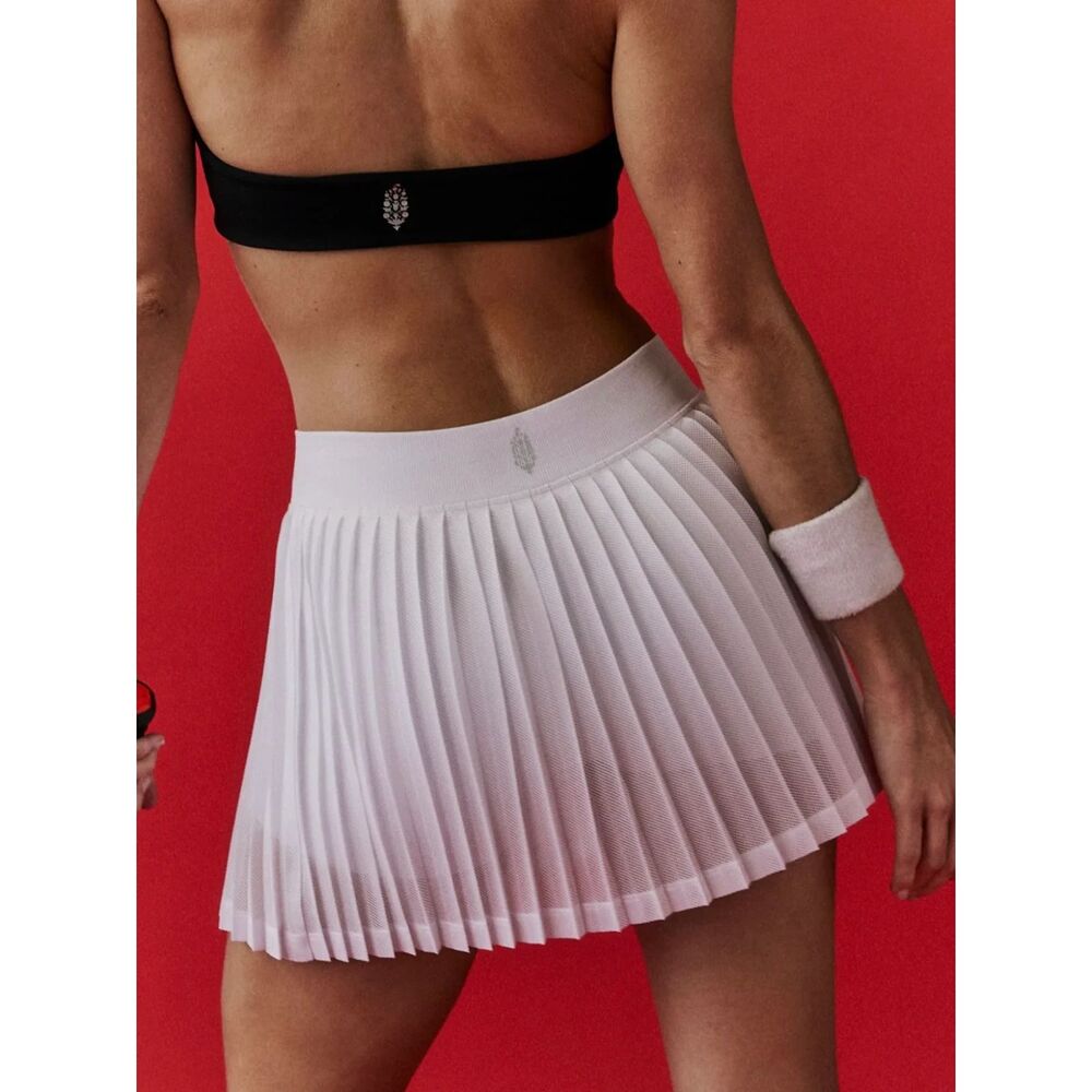 NWT Free People Movement Rally Ruffle Mini Skirt M-L